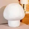 Coussin Champignon Moelleux et Mignon Blanc 50cm