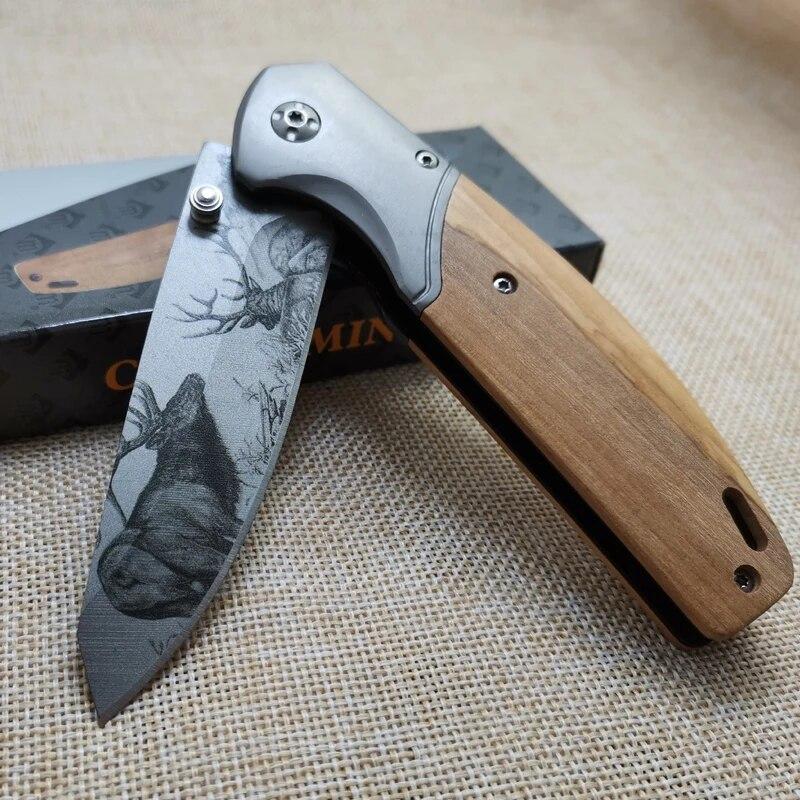 Couteau Champignon de Poche Haute Qualité