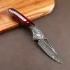 Couteau Champignon en Acier Damas VG10 Pliant 20.1cm