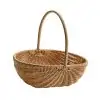 Panier a Champignon Robuste et Durable en Rotin 29.5x29cm