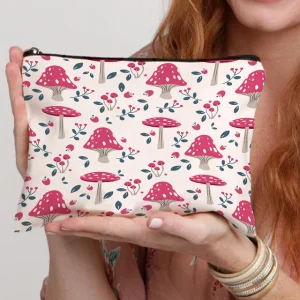 Sac Champignon de Maquillage Joli Rose