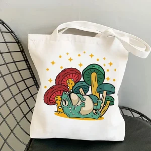 Sac Champignon en Toile 40cmX45cm Toad Trippe