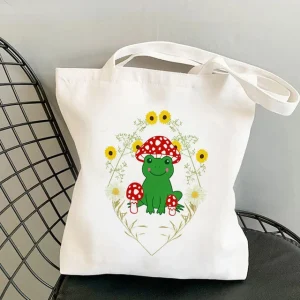 Sac Champignon en Toile 40cmX45cm La Vie Heureuse