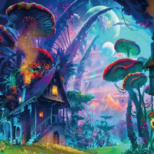 Jeux Champignon Puzzle 1000 Pièces 38cmX26cm Mushroom Monde