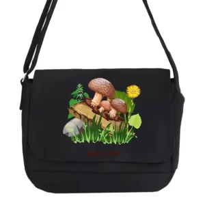 Sac Champignon en Toile à Bandoulière Champi Scène de Jardin